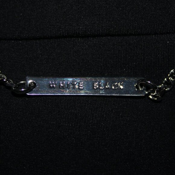 White House Black Market Sz 10P Gray Black Tweed Belted Acrylic Poly Jacket - Picture 13 of 16